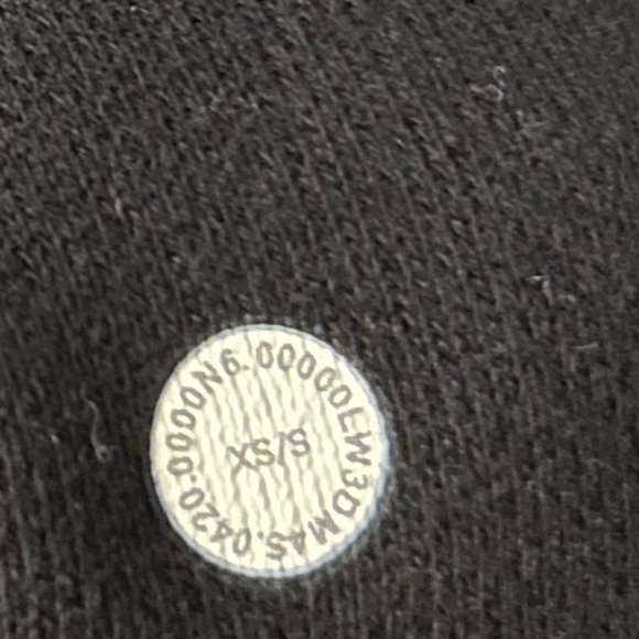 Lululemon Black Scuba Oversized Half-Zip Hoodie Size XS / Small Style LW3DMAS - Picture 6 of 13